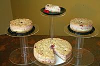 Raspberry Shortbread Cheescake 7"